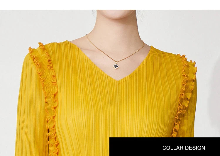 Premium Pleated Stretchy Dress