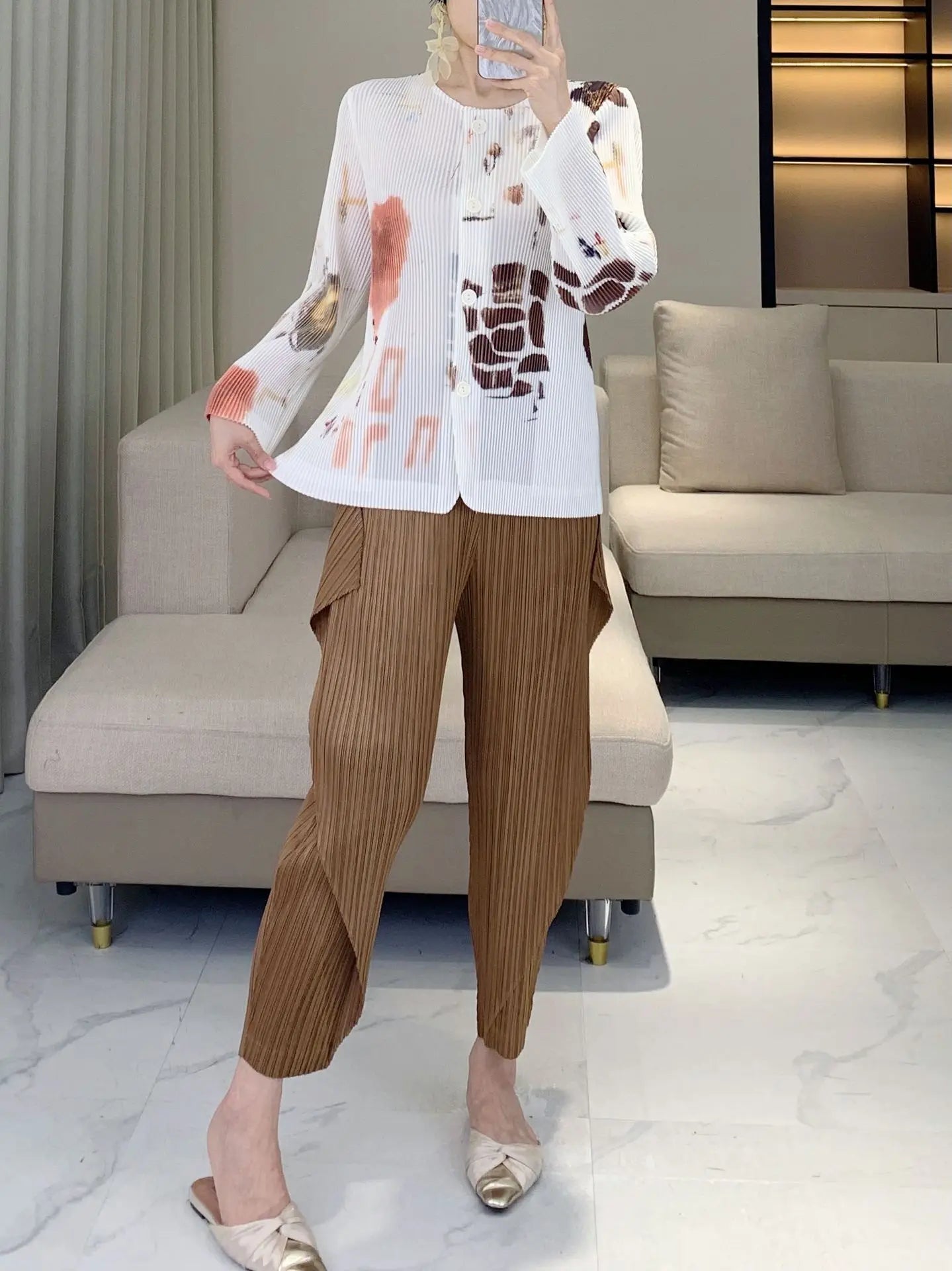 Luxury Truly Pleated Pants