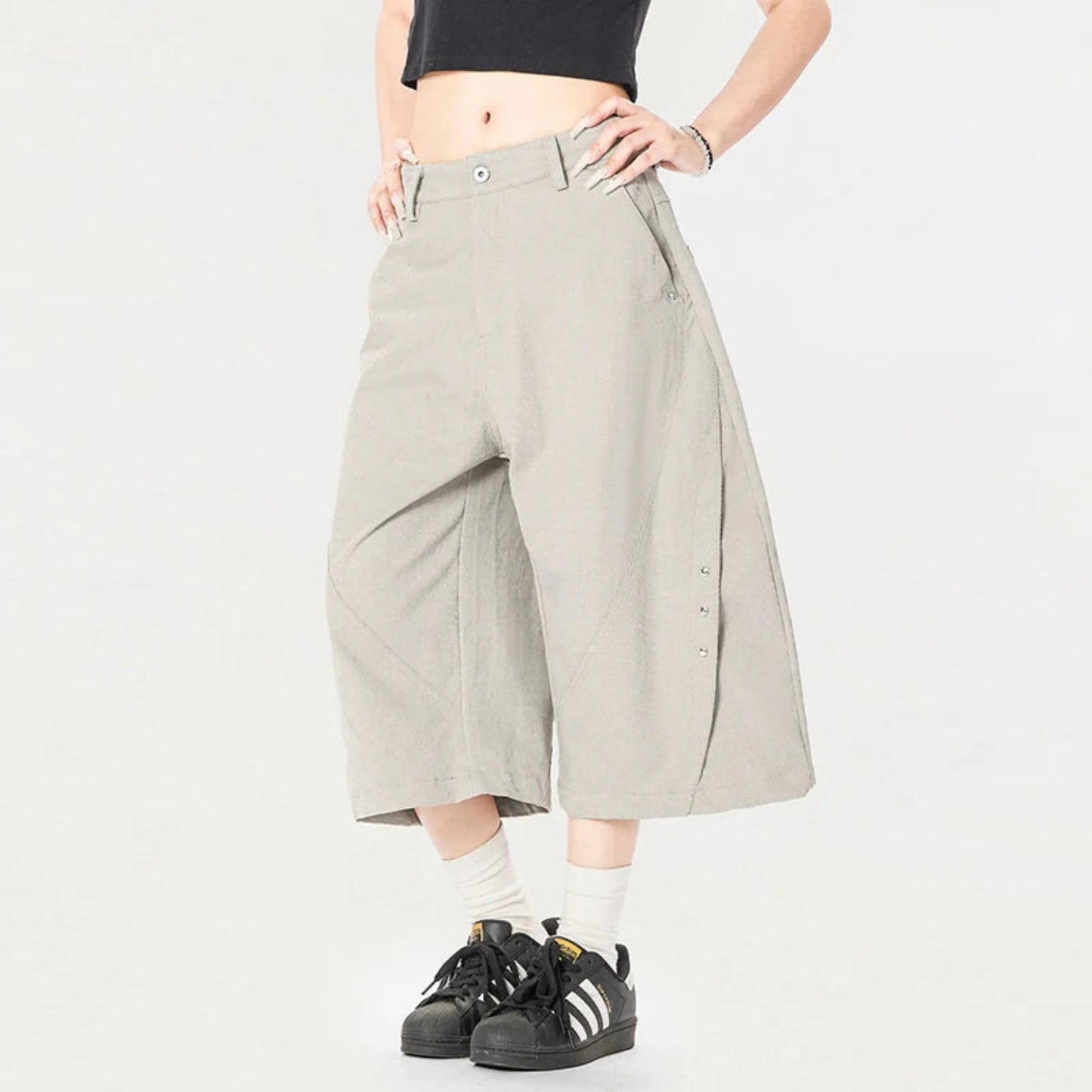 Women's Modernist High-Waisted Culottes