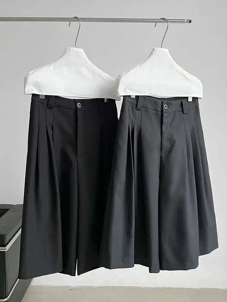 Women's Japanese Wide-Leg Culottes
