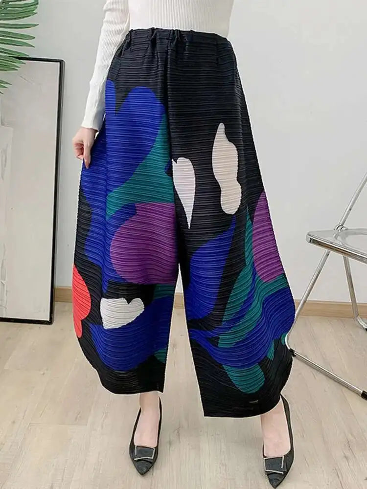 Pleated Unique Tailored Culottes