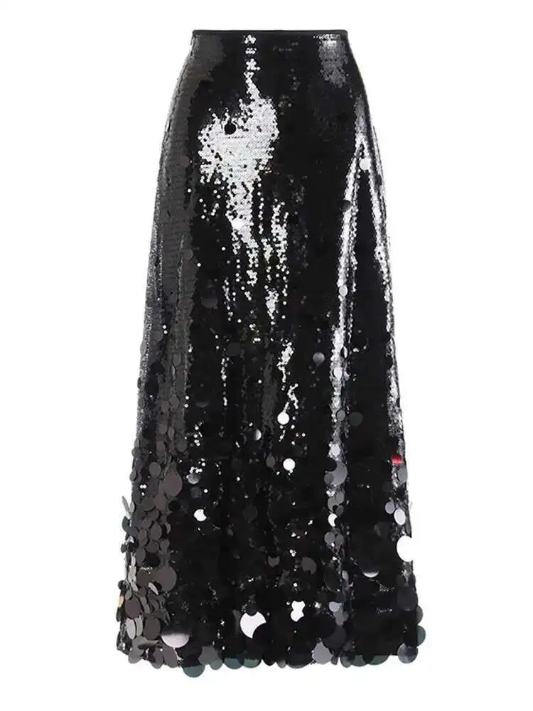 Luxe Sequin Pull-on Skirt