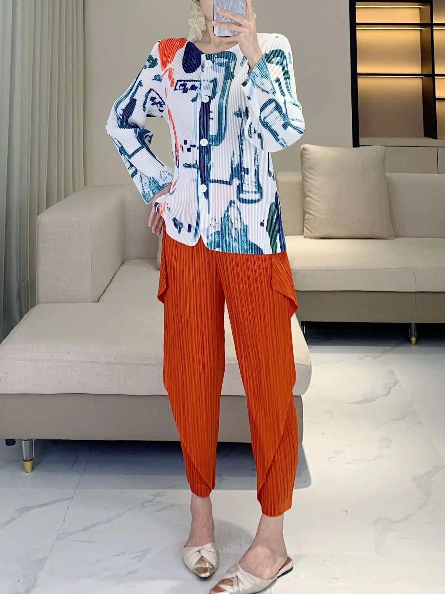 Luxury Truly Pleated Pants