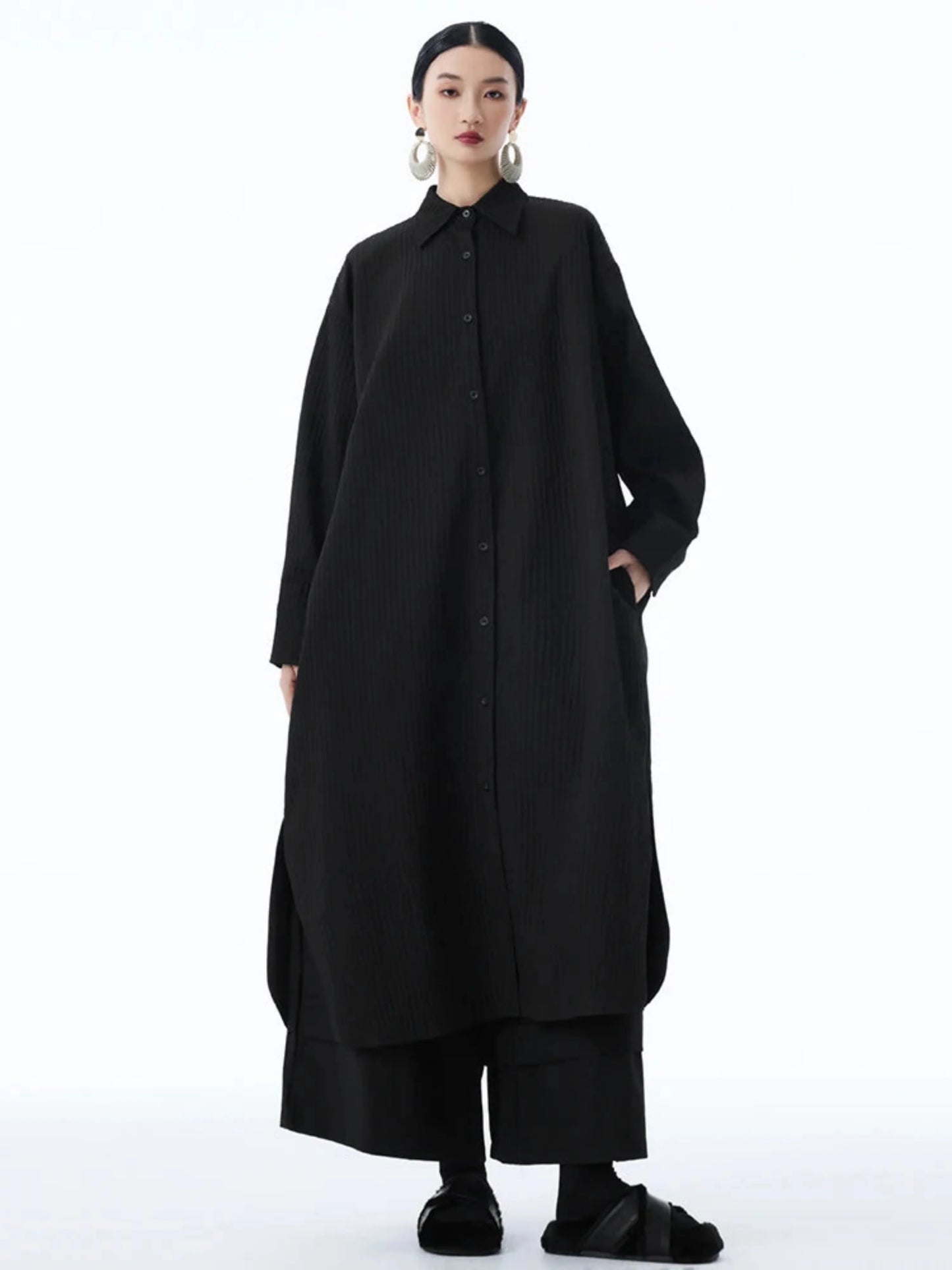Luxury Oversized Blouse Dress