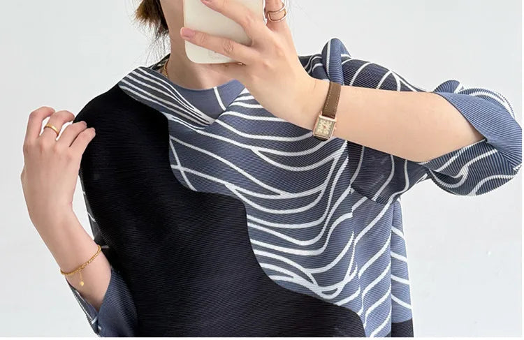 Pleated Tokyo Wave Dress