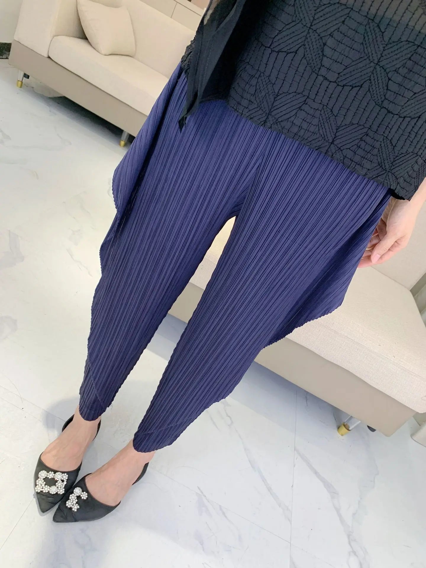 Luxury Truly Pleated Pants