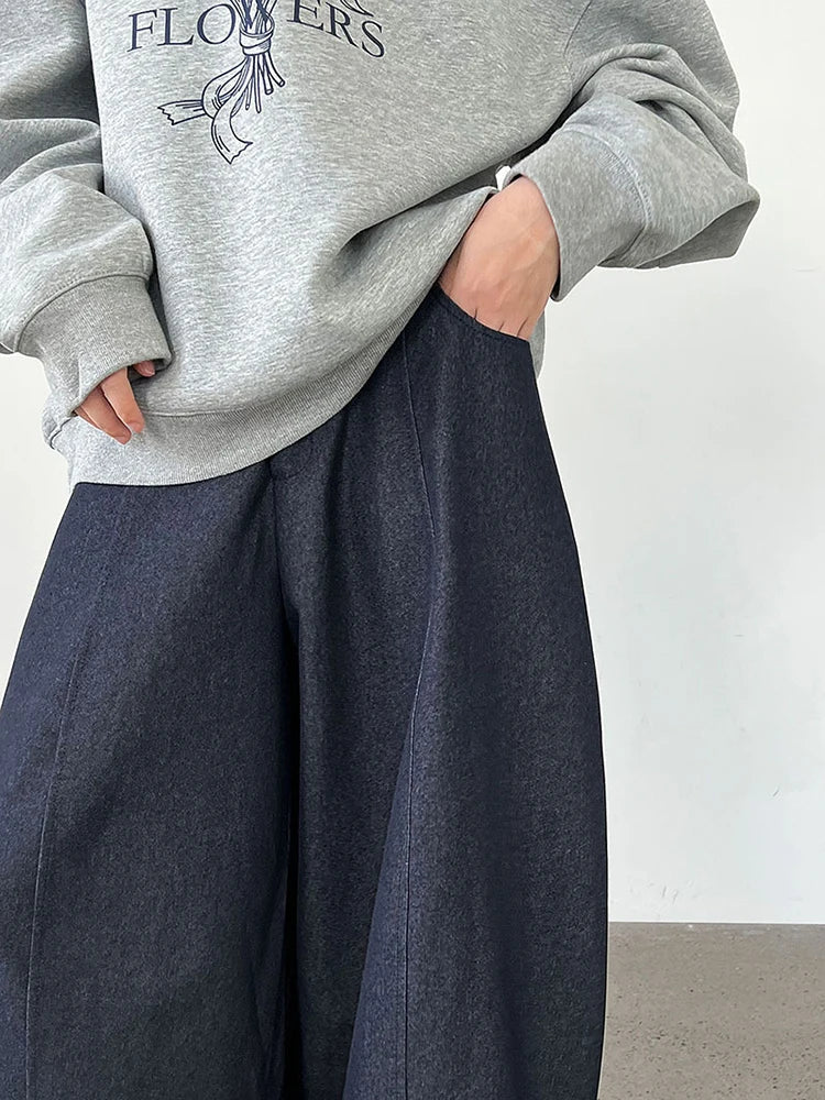 Luxury Statement Wide-Leg Pants