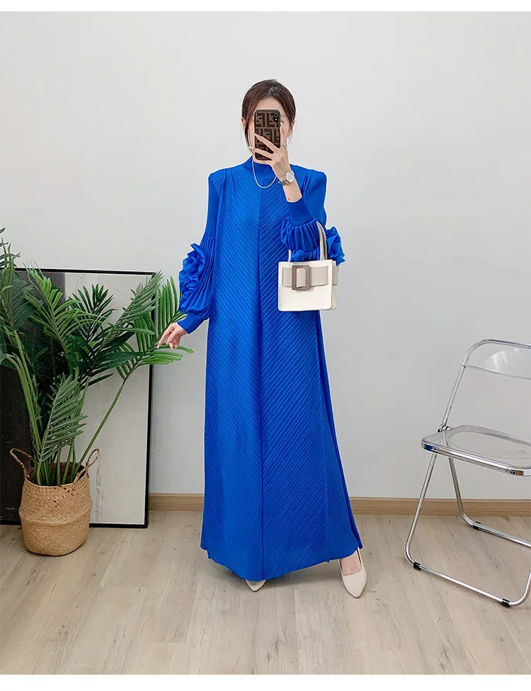 Women's Truly Pleated Oversized Midi Dress