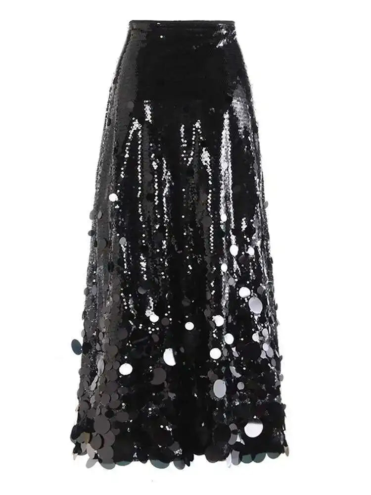 Luxe Sequin Pull-on Skirt