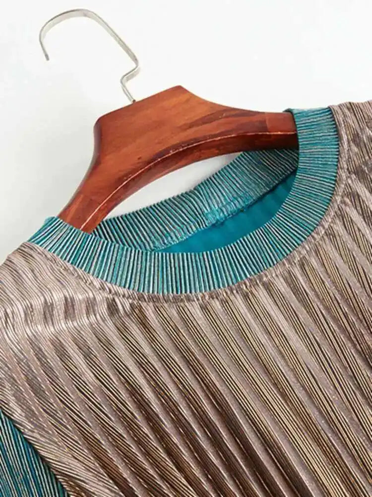 Japanese Plissé 3D Ruffle Dress