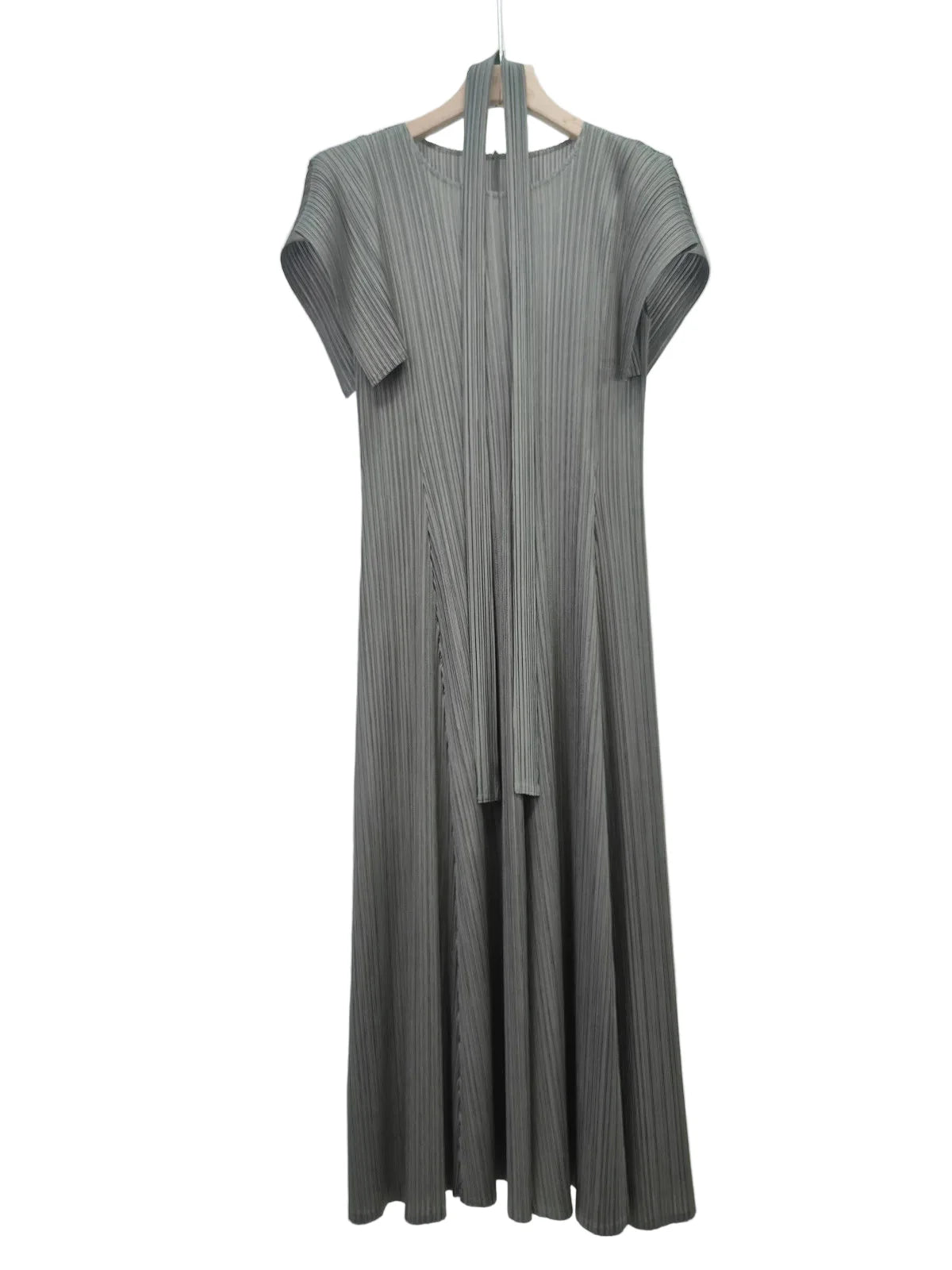 Luxe Plisse Glam Sleeve Dress