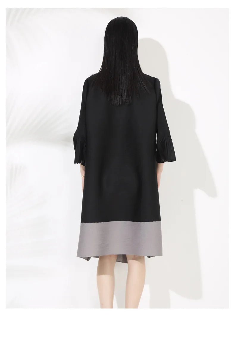 Luxury Pleated Blouse Dress | Contemporary Style