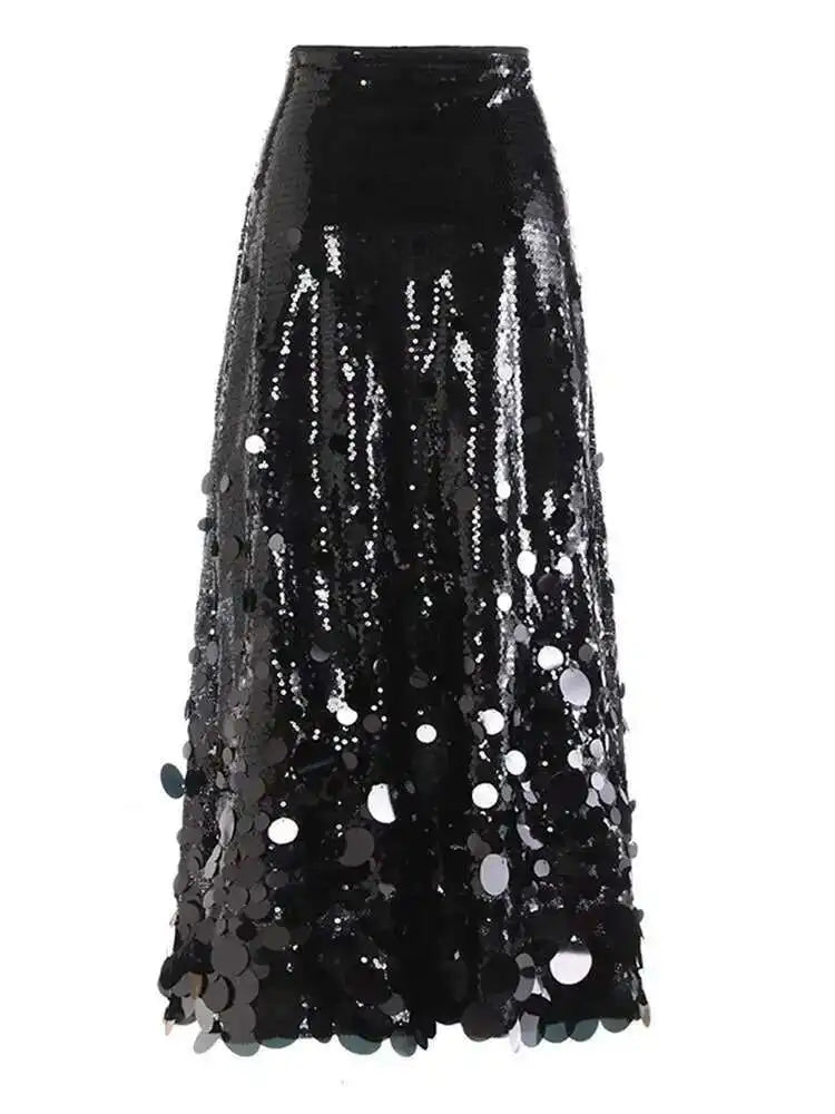Luxe Sequin Pull-on Skirt