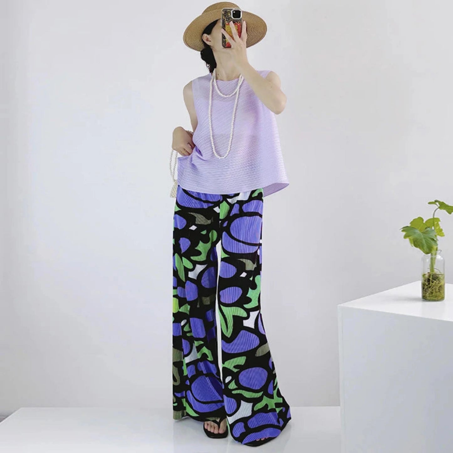 Luxe Pleated Japanese Trousers