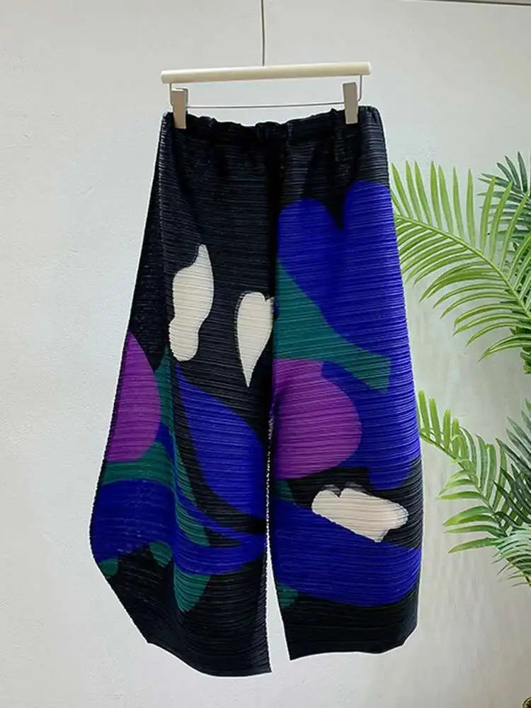 Pleated Unique Tailored Culottes