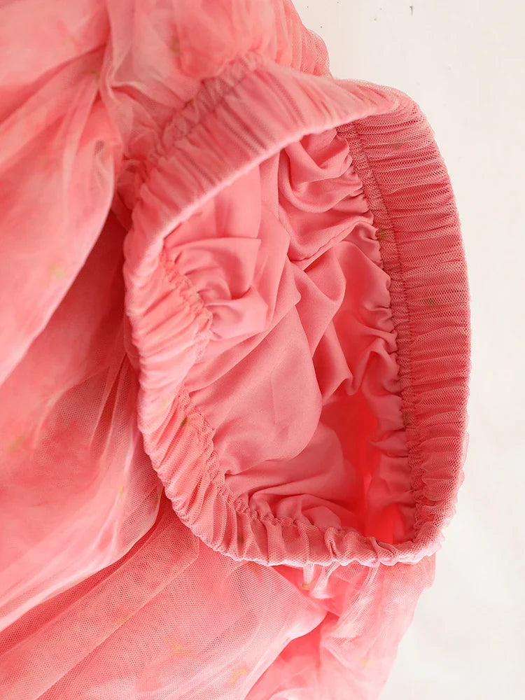 New Couture Tulle Midi Skirt