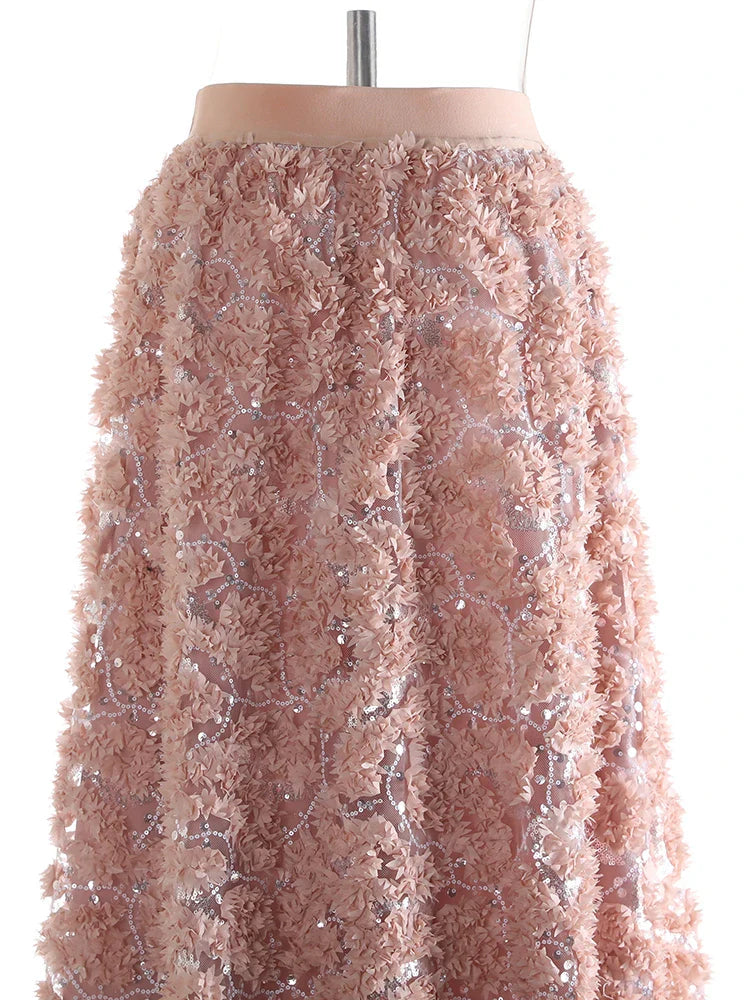 Luxe Lace Pull-On Skirt