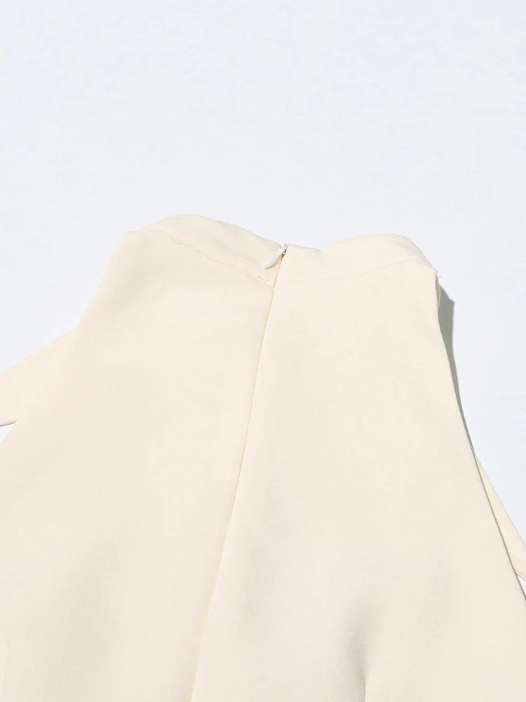 Somerset Halter Tea Length A-Line Dress