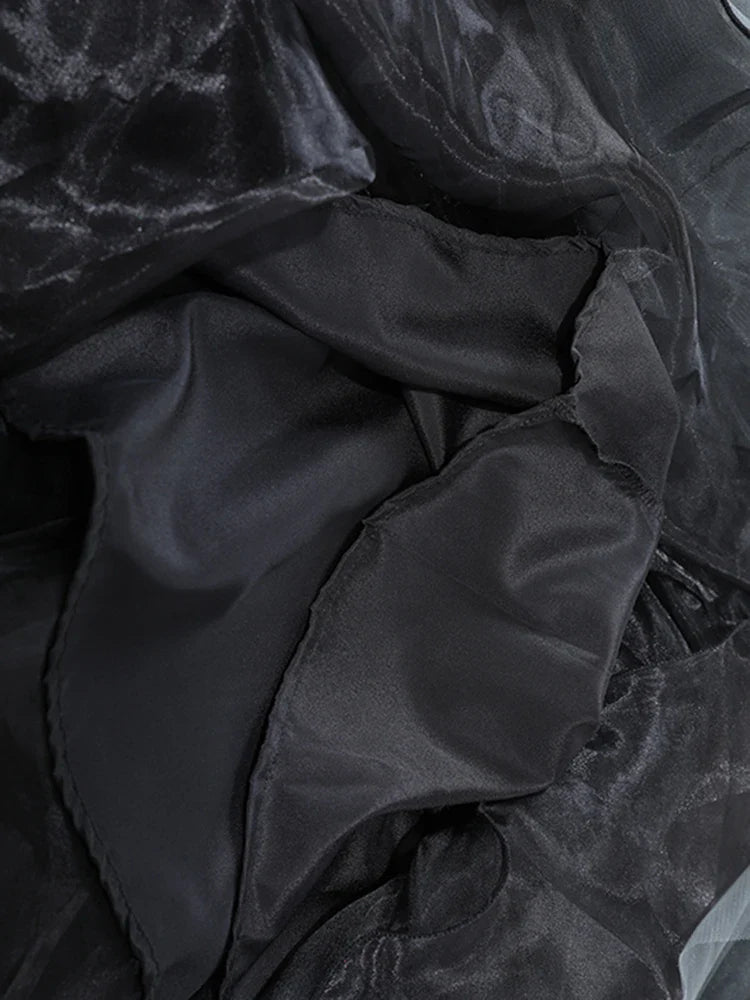 Mid-Length Mesh Tulle Skirt