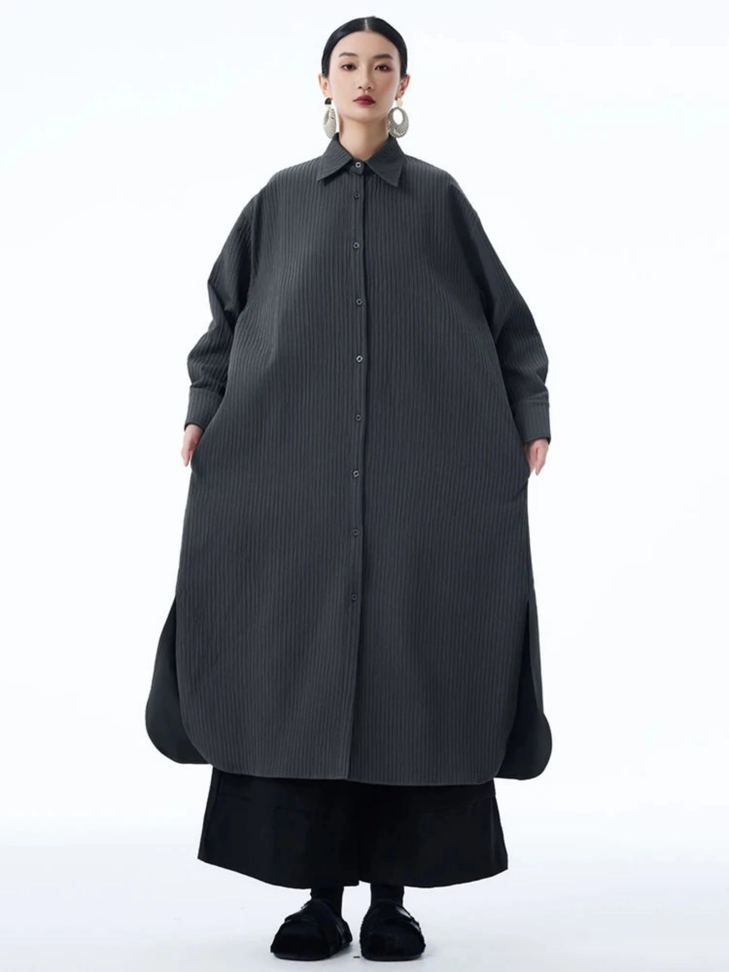 Luxury Oversized Blouse Dress