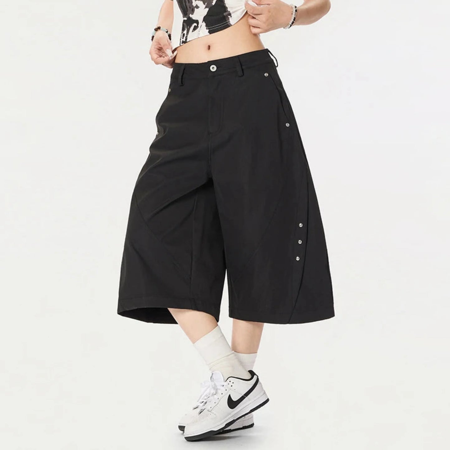 Women's Modernist High-Waisted Culottes