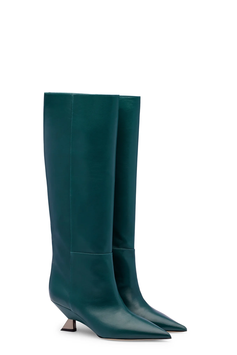 STIVALE ASHLEY PETROLIO BOOTS
