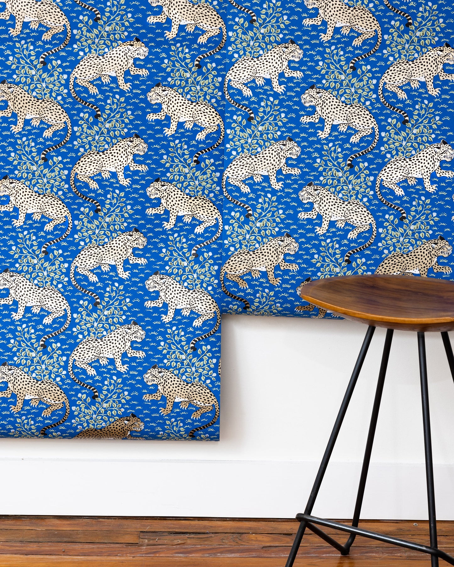 Bagheera - Wallpaper Double Roll - Indigo