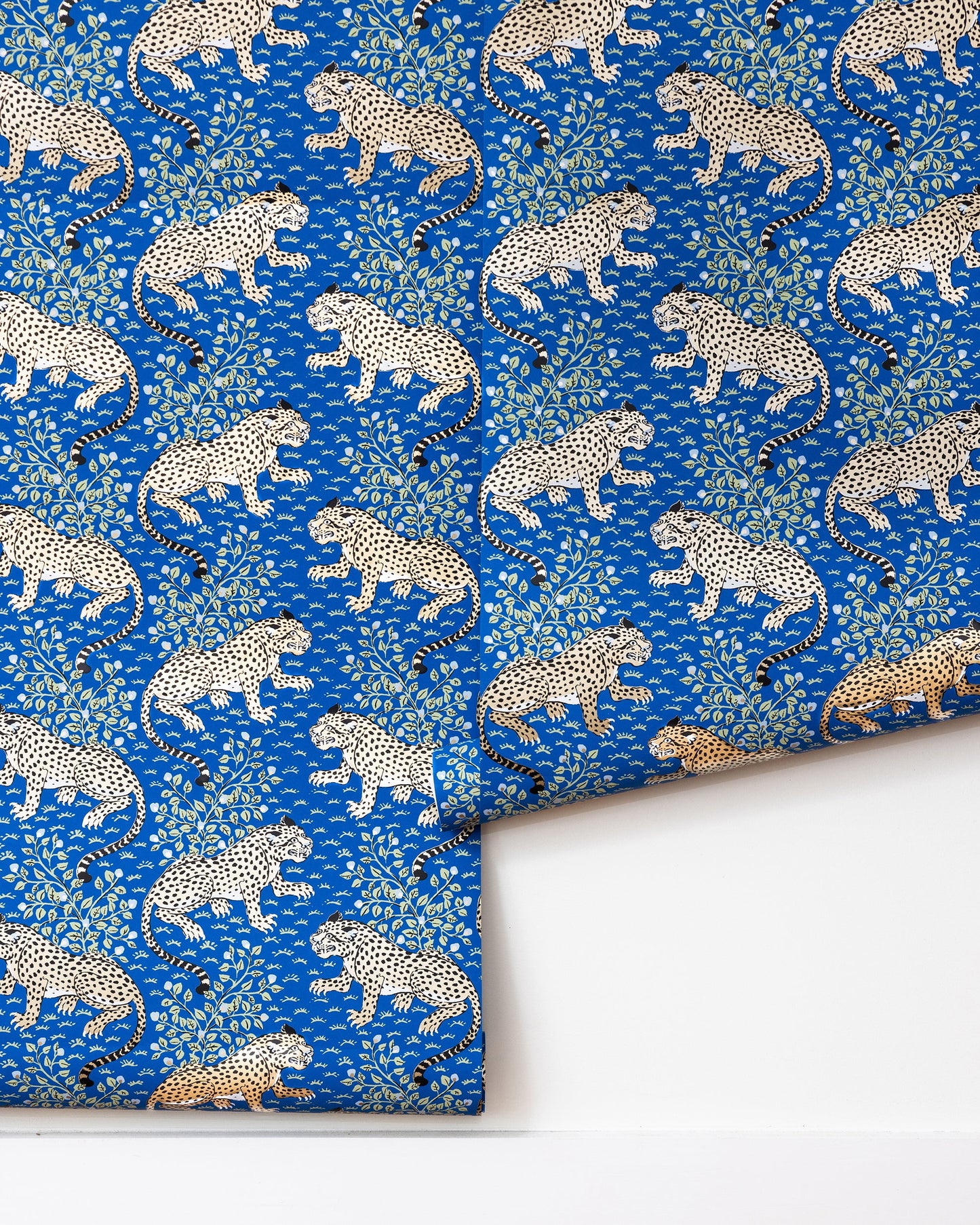 Bagheera - Wallpaper Double Roll - Indigo