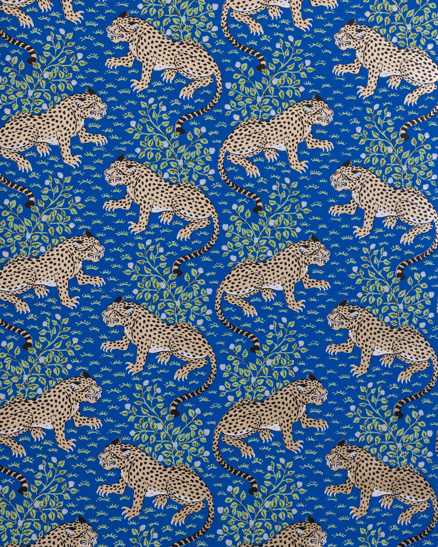 Bagheera - Wallpaper Double Roll - Indigo