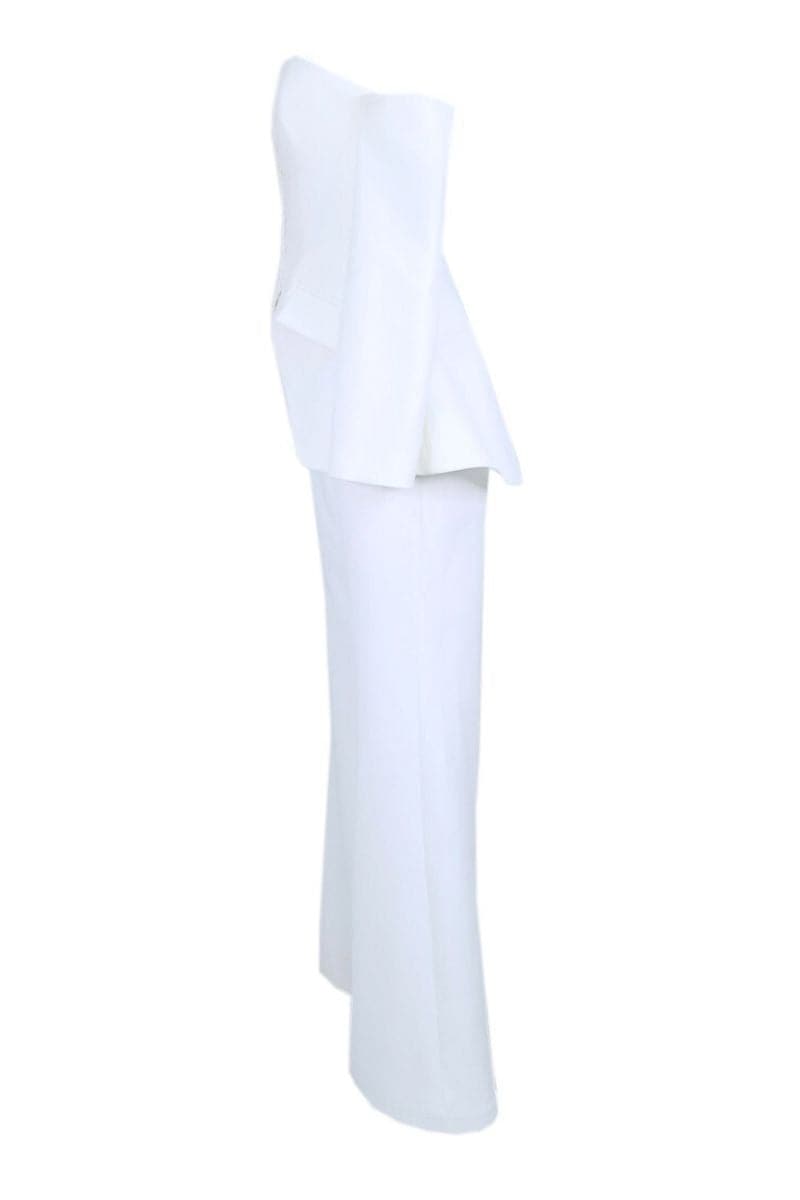 STRAPLESS BRIDAL ENSEMBLE TOP AND PANTS SET