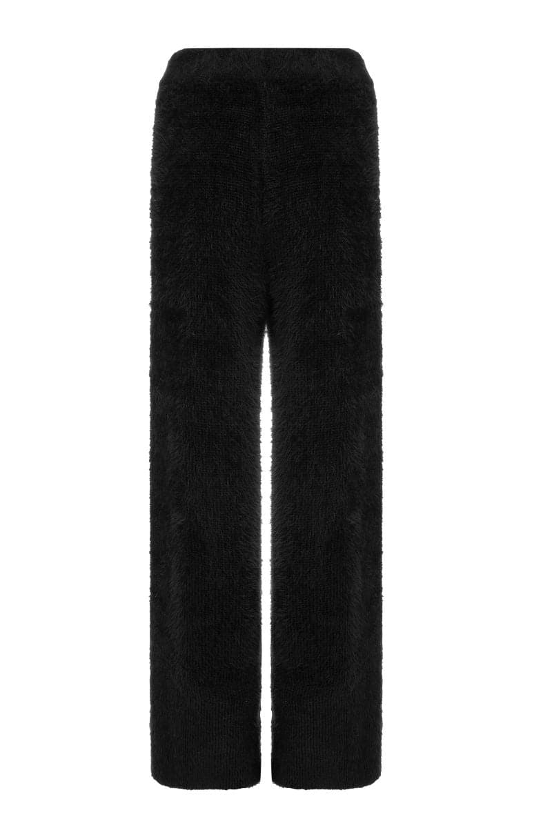 KNITTED BLACK SEQUIN SET