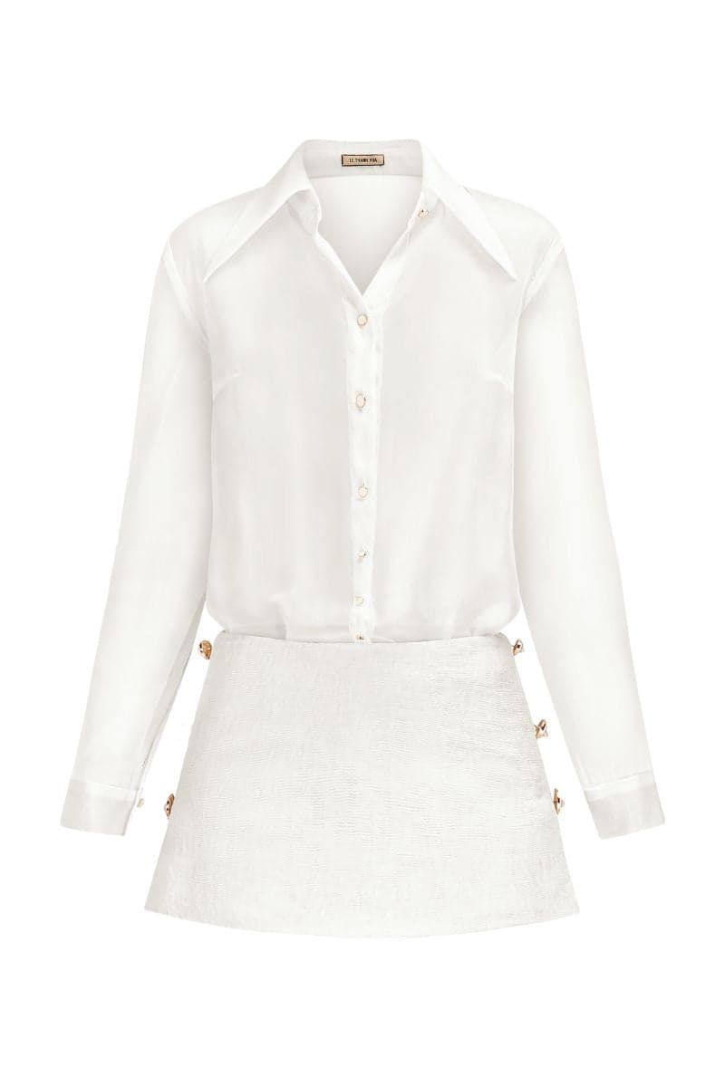 RISHIMA SHIRT AND MINI SKIRT SET