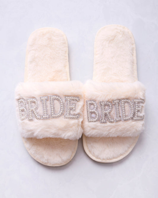 Ivory - Bride Pearl Slipper