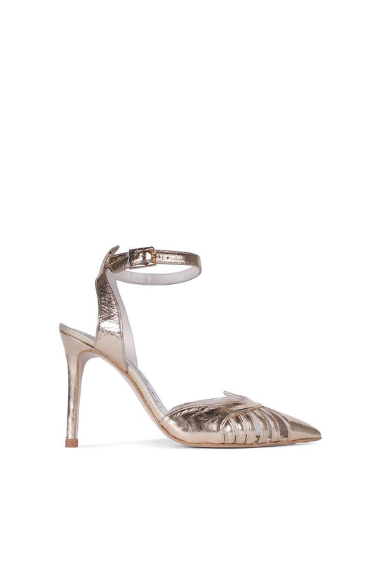 MAYA HEELS IN GOLD