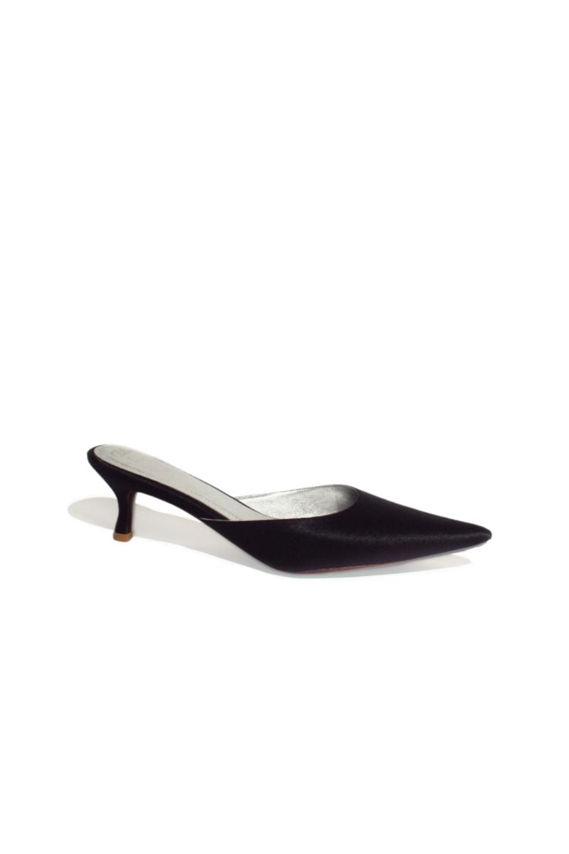 AUDREY BLACK KITTEN HEEL
