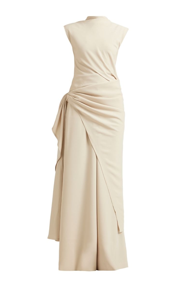 ANTONIA THREE-PIECE OUTFIT SET IN BEIGE