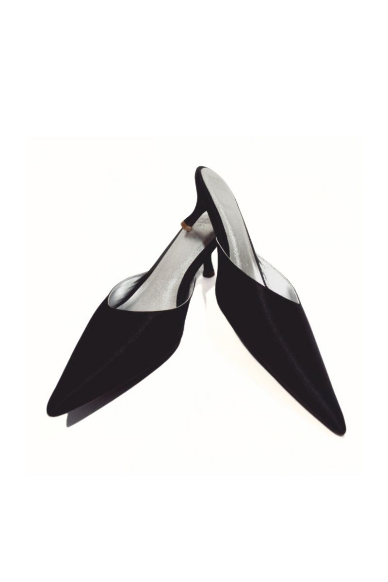 AUDREY BLACK KITTEN HEEL