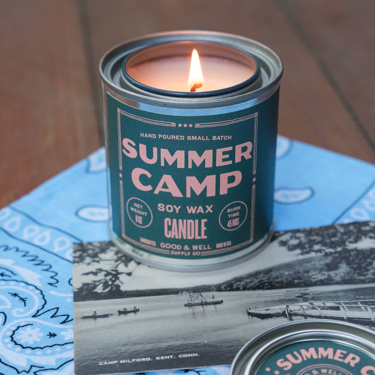 Watermelon & Citrus Fizz - Summer Camp Candle - Good & Well Supply Co.