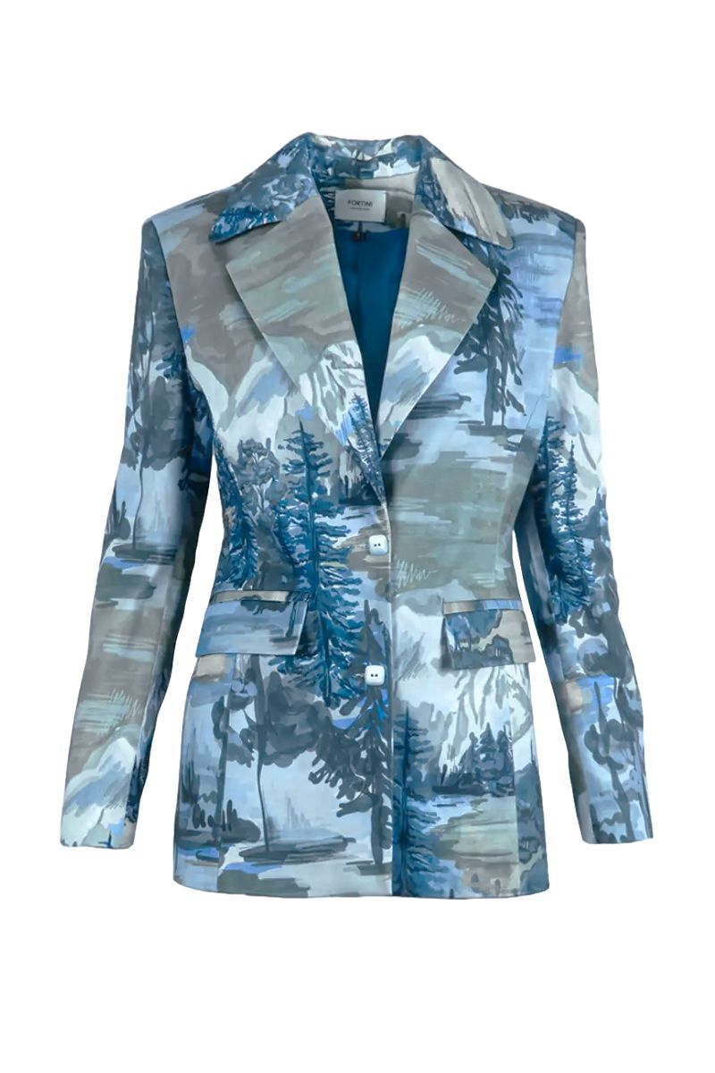 BLUE LANDSCAPE SUIT SET