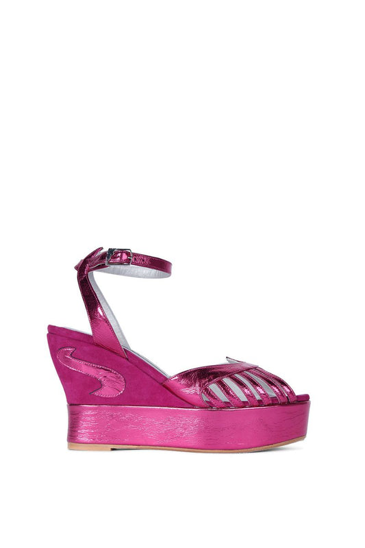 MARGAUX MID HEELS IN VIOLET