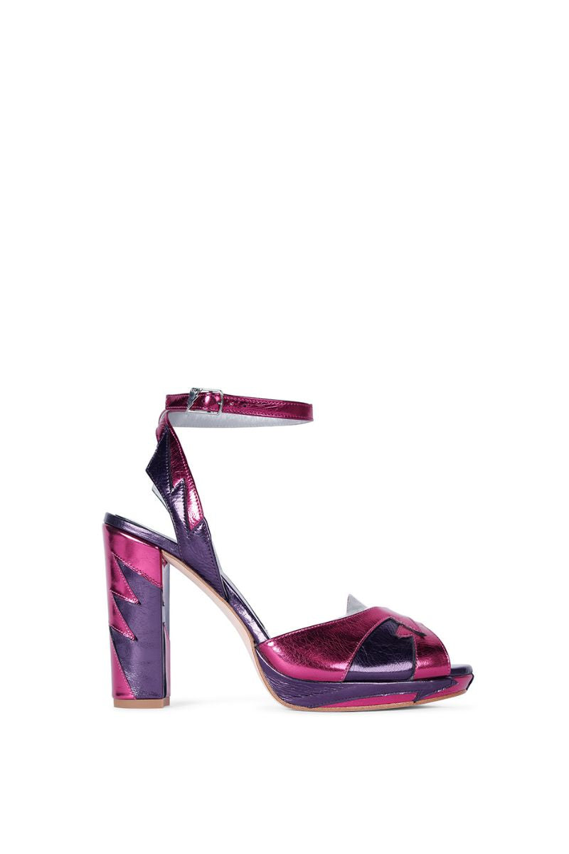 ZIA MID HEELS IN VIOLET