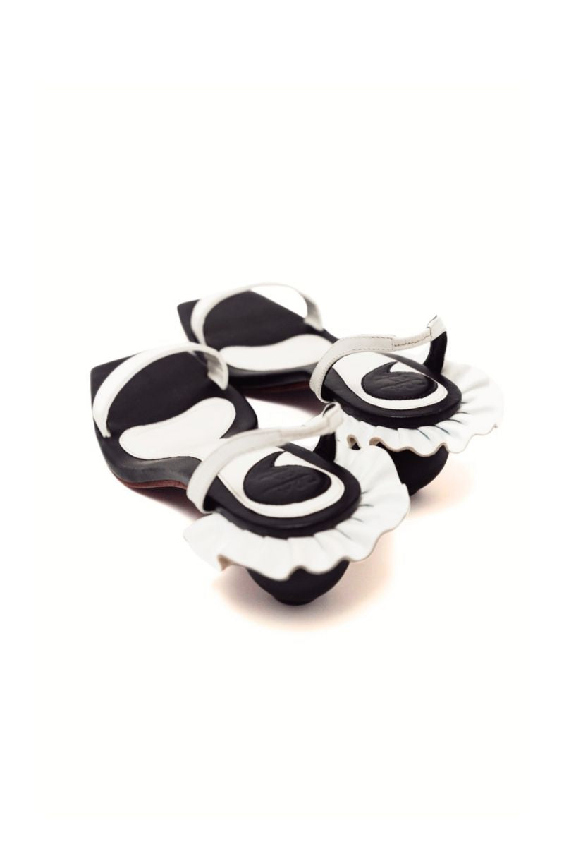 PENNY TWO-TONE SANDALS