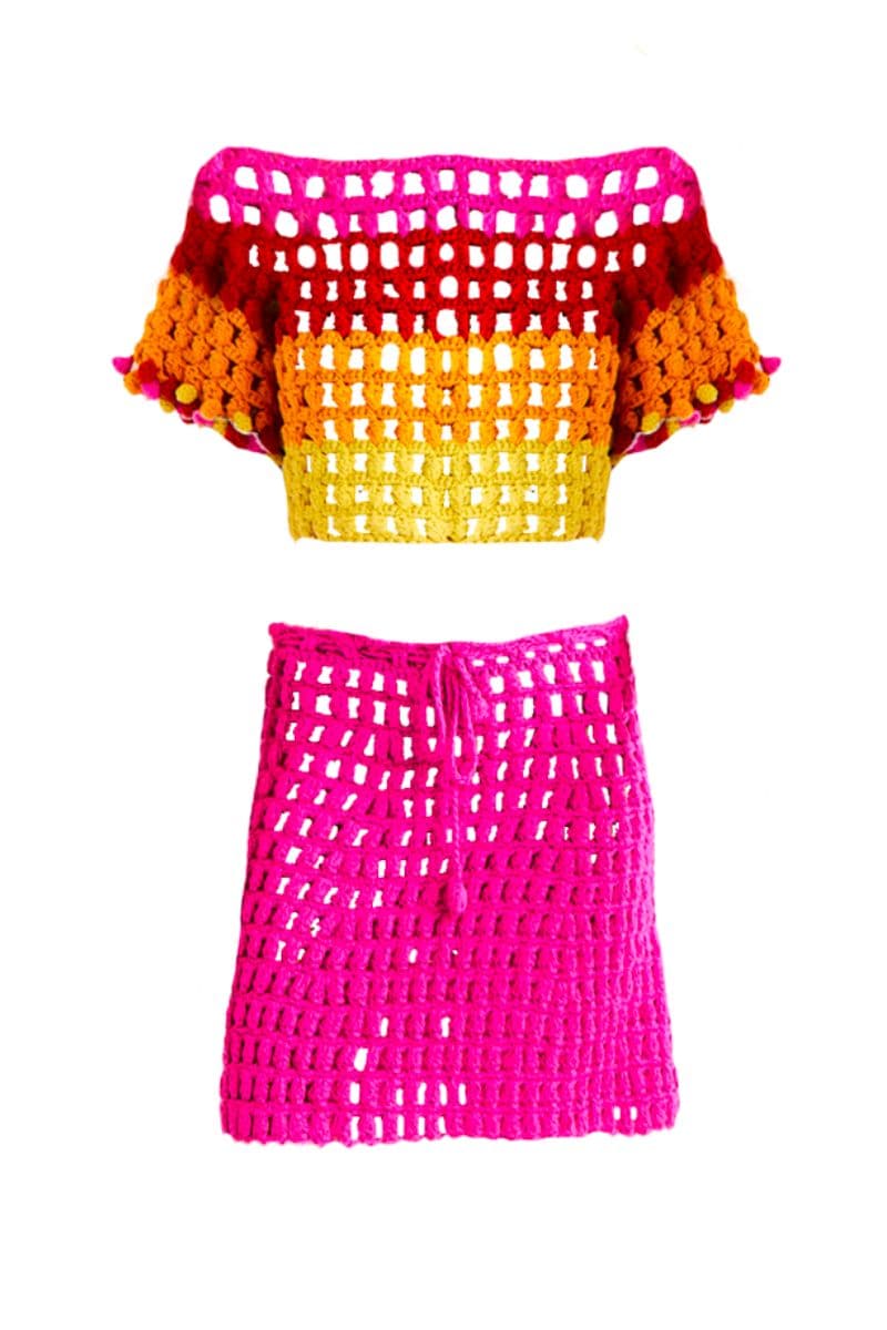 EMILY DAY DREAM TOP AND SKIRT TWIN SET