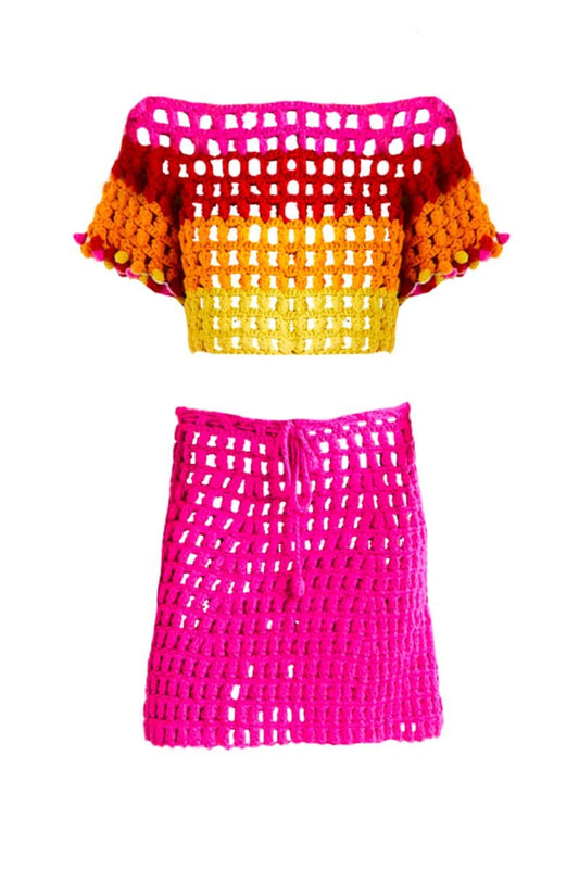 EMILY DAY DREAM TOP AND SKIRT TWIN SET