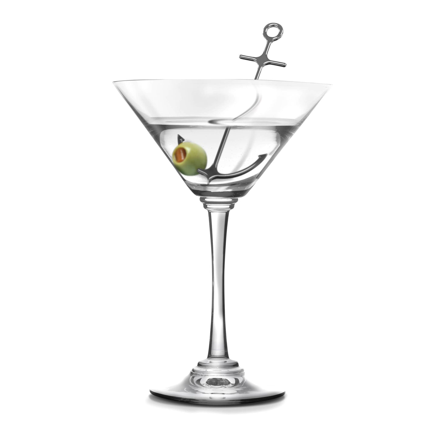 Silver Anchor - Cocktail Picks Set Of 6 - Fred & Friends