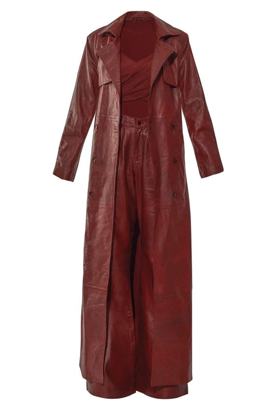 ELLEN CHERRY RED CO-ORD SET