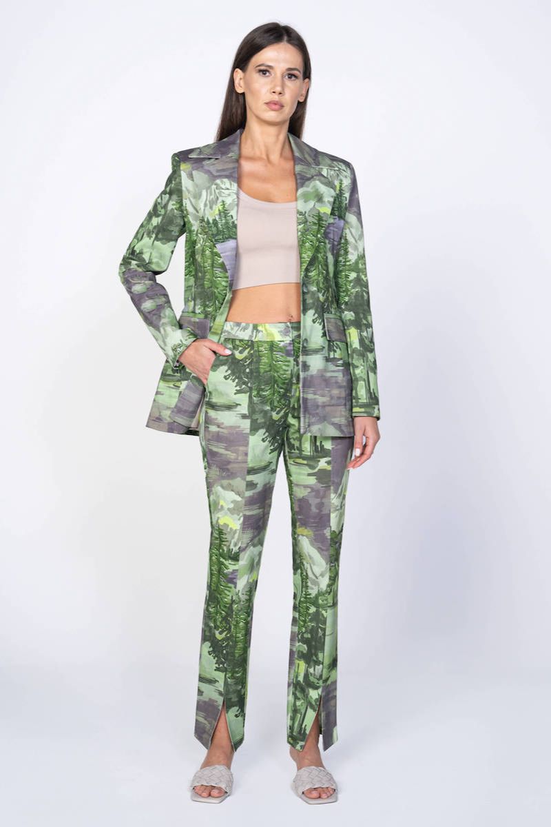 GREEN LANDSCAPE SUIT SET