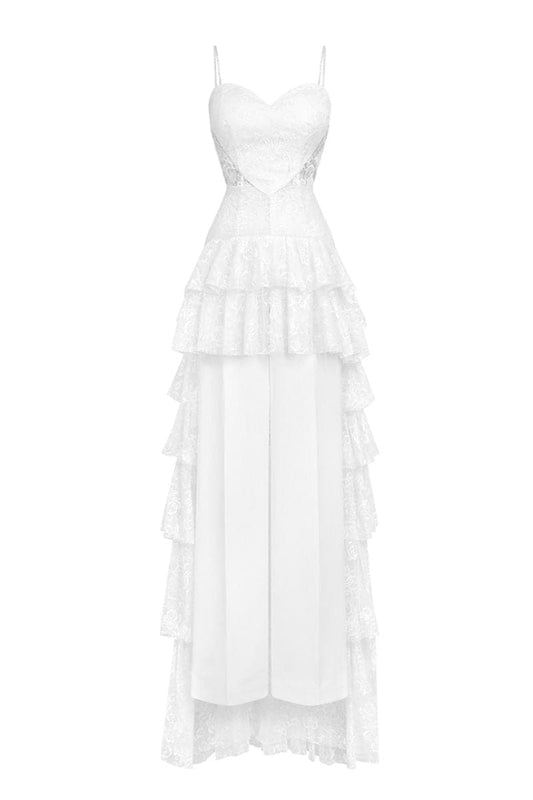 SIMPLY WHITE ELEGANT OUTFIT SET