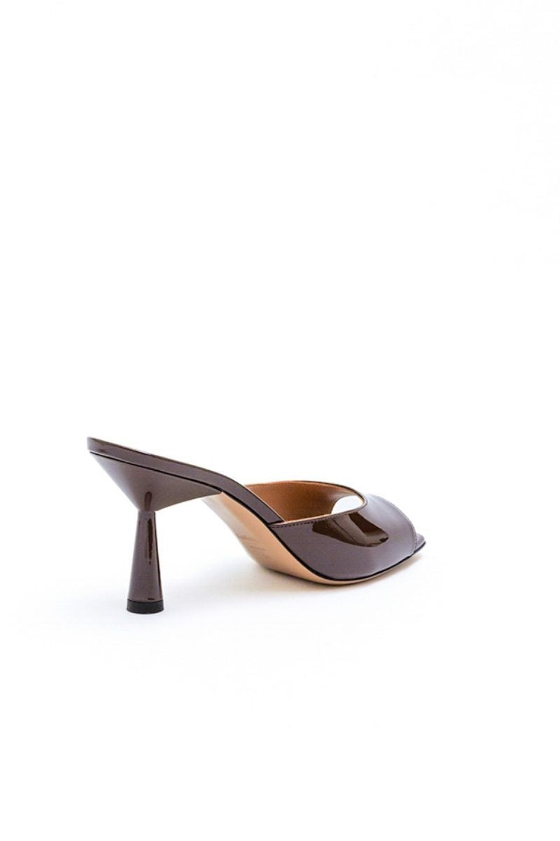 GRETA MULE IN CHOCOLATE BROWN