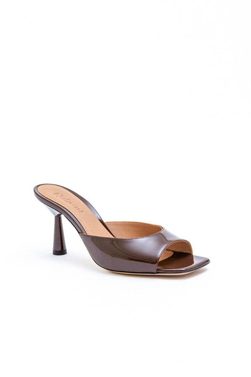 GRETA MULE IN CHOCOLATE BROWN